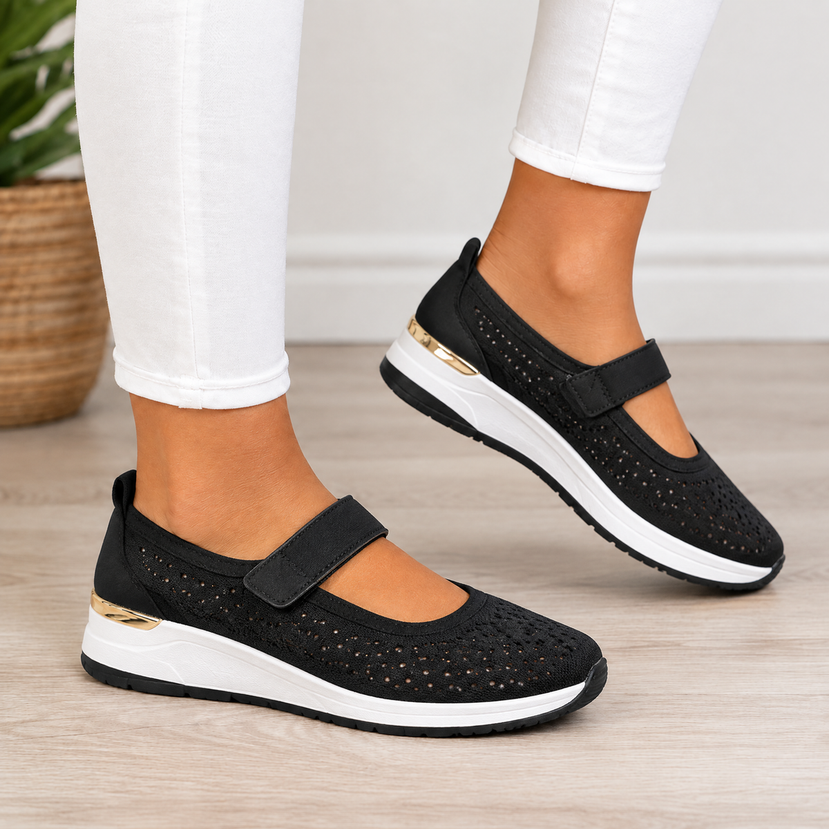 Sienna™ | Orthopedic Comfort Wedges - Black