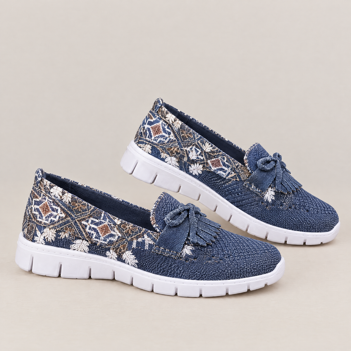 WVHF|Mavis|Blue Floral Print
