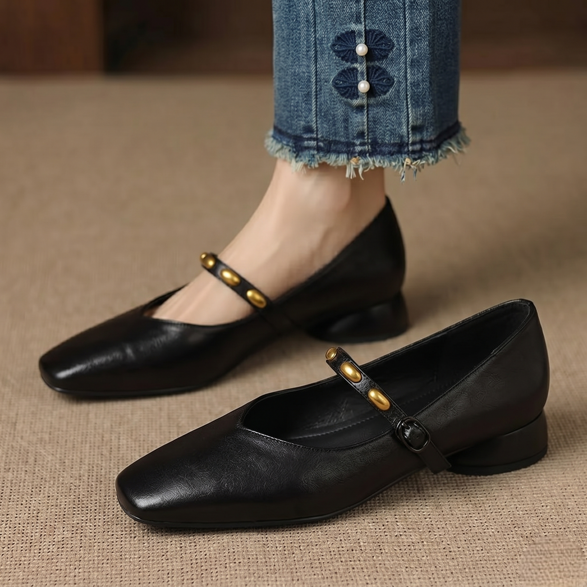 Zyra | Elegant Mary Jane Flats