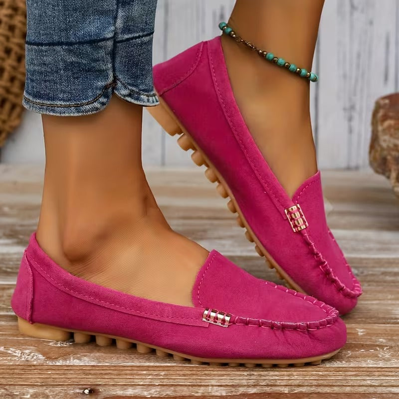 Stella™ | Metal Stitch Comfort Loafers