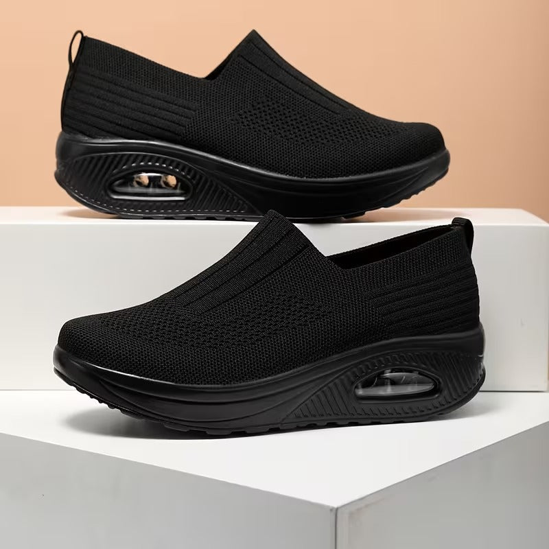 Clarissa – Orthopaedic Knit Slip-On Sneakers