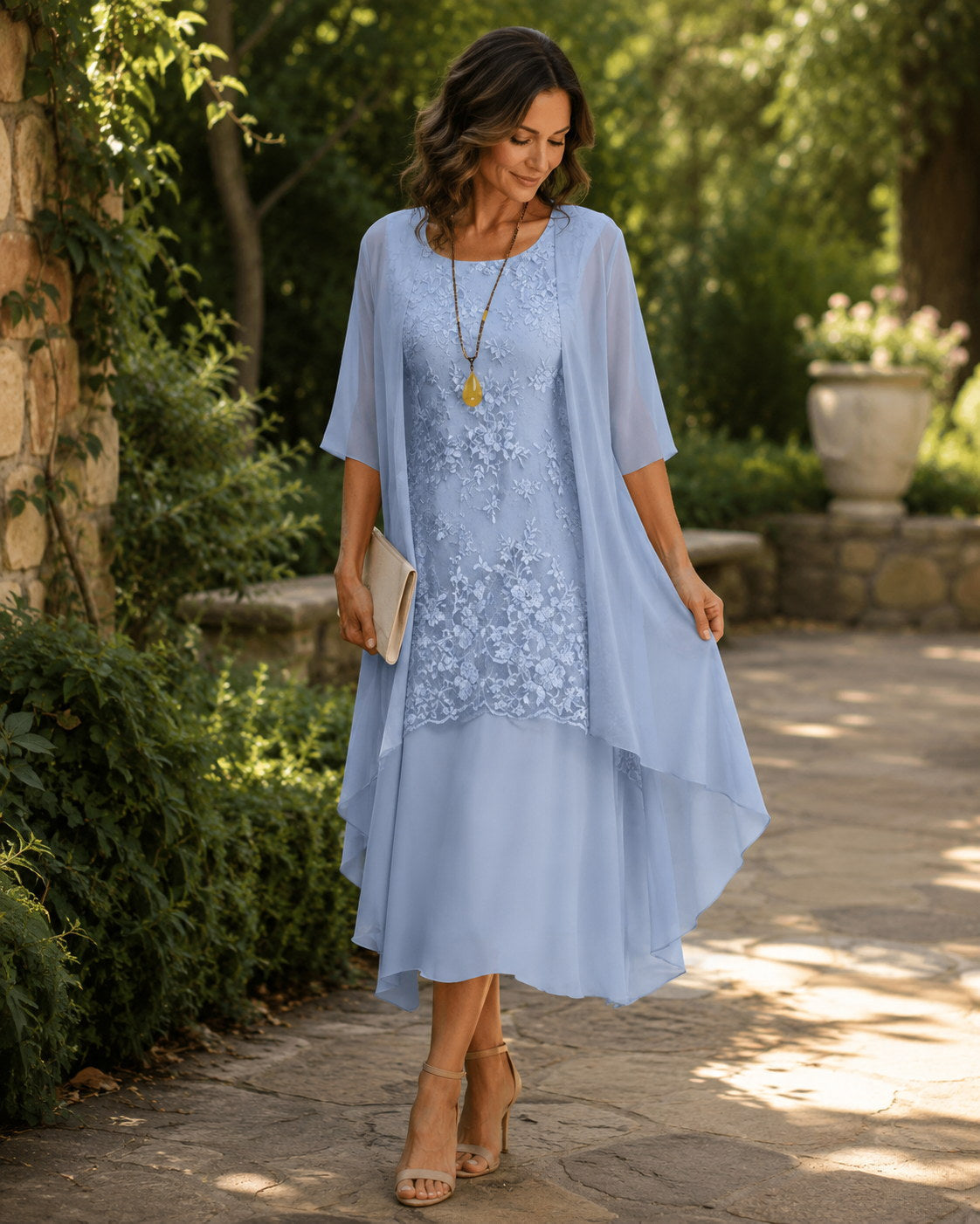Eleonora | Embellished Layered Occasion Set