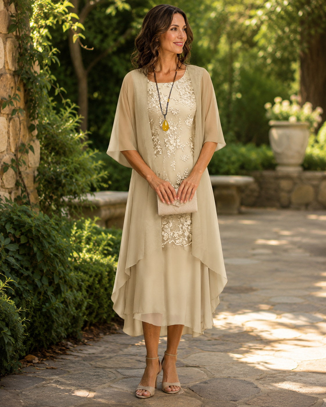 Eleonora | Embellished Layered Occasion Set