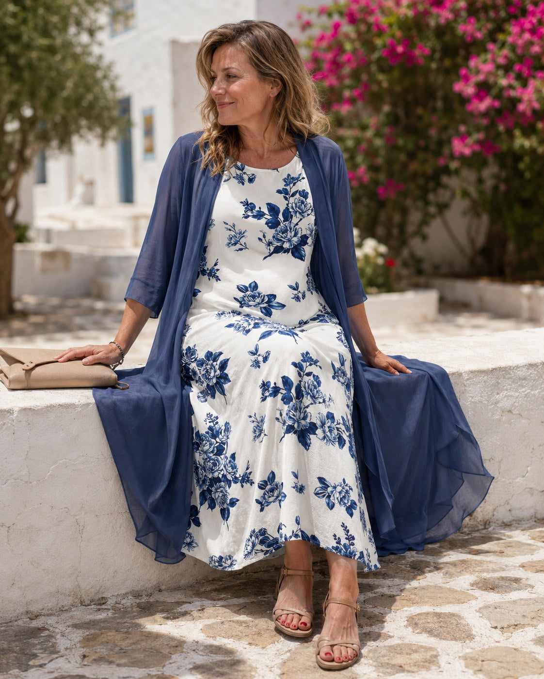 Wiwiana | Flowing Layered Midi Dress