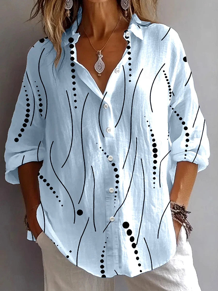 Kristen™ | Artistic Everyday Comfort Blouse