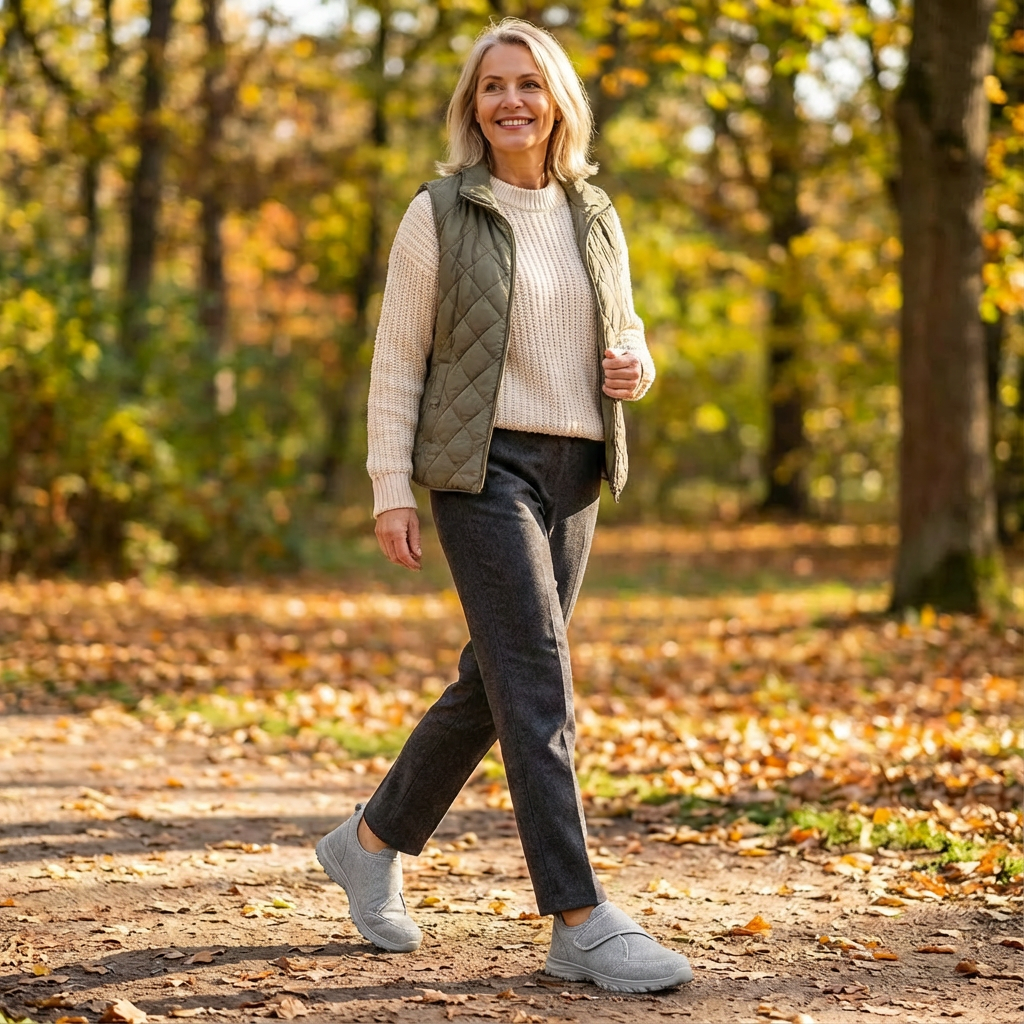 Renee – Orthopaedic Wide-Fit Hook-and-Loop Shoes