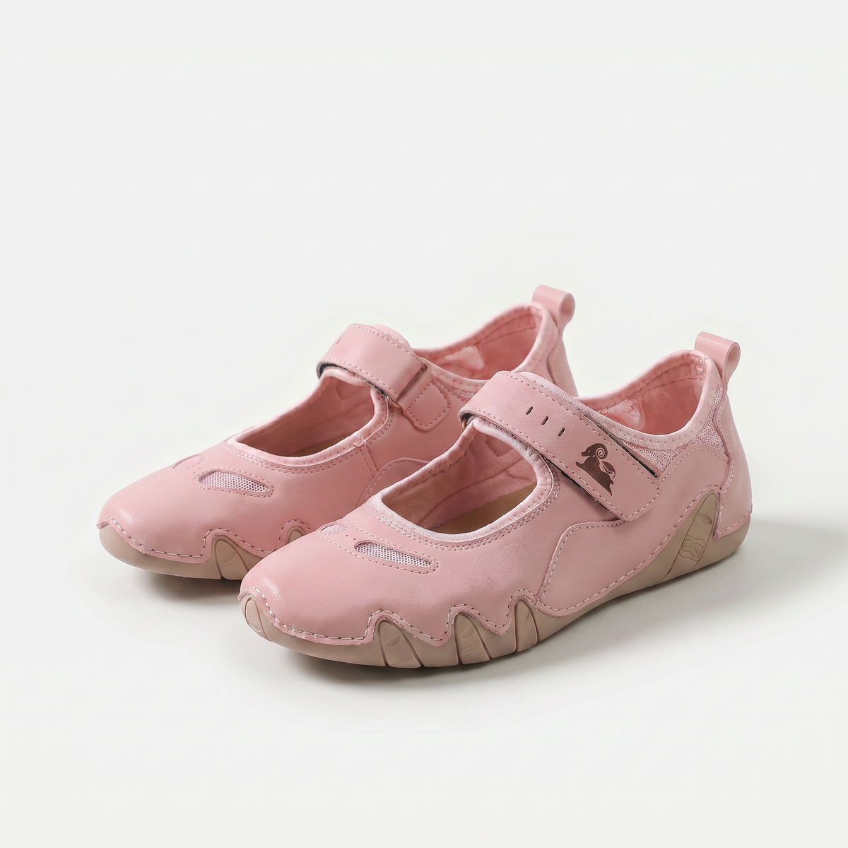 Regina – Pink Orthopaedic Mary Jane Ballet Flats
