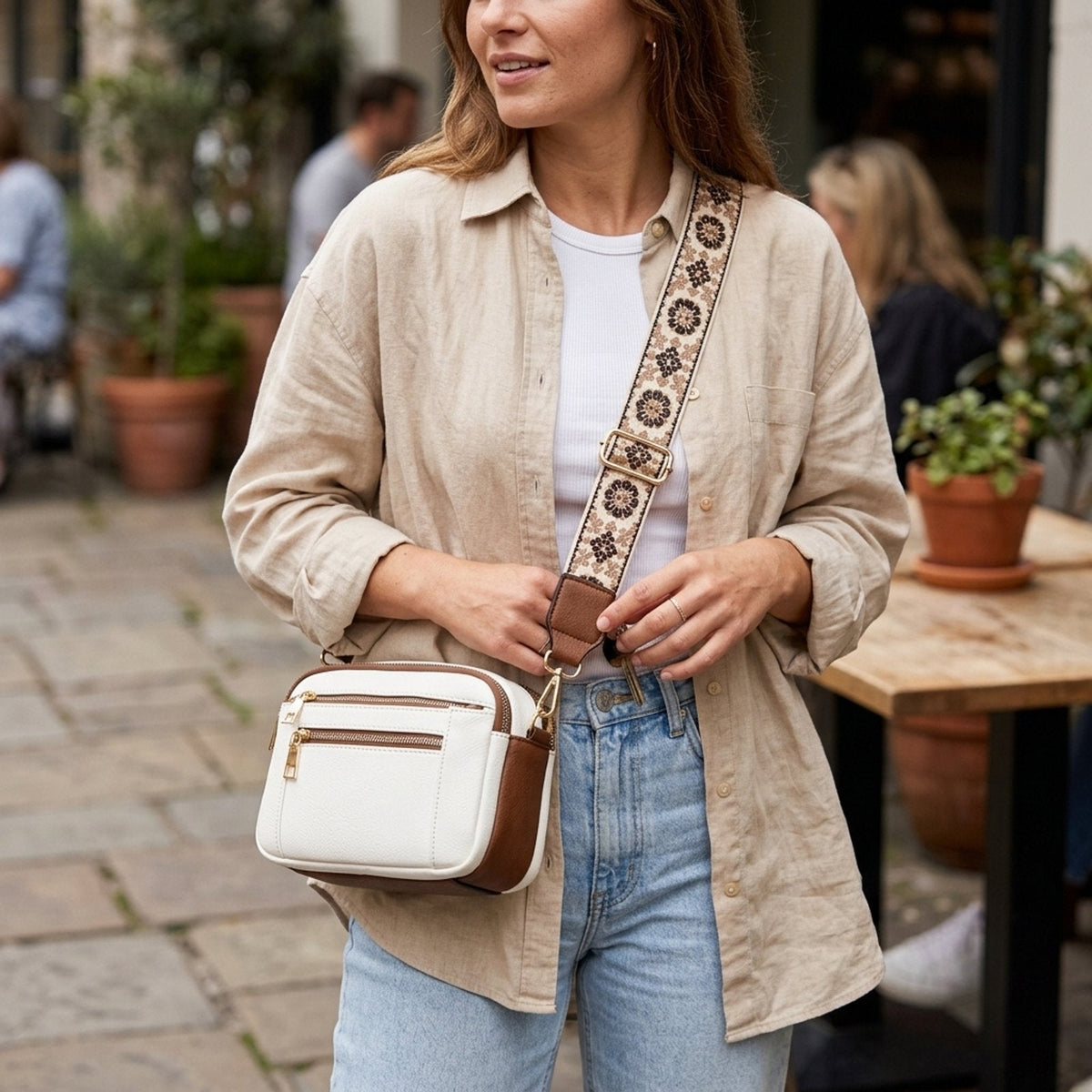 Hannelore | Adjustable Shoulder Bag with Crossbody Strap