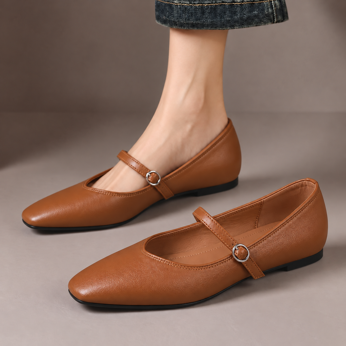 Kerensa Classic Mary Jane Flats