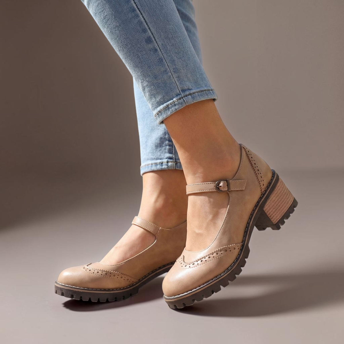 Vivienne | Heritage Brogue Mary Janes