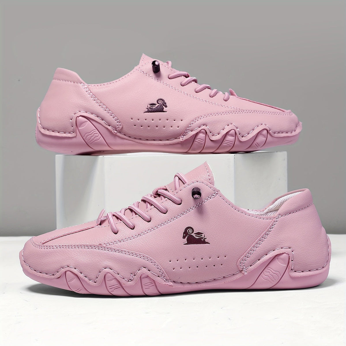 Miranda – Orthopaedic Wave-Sole Lace-Up Sneakers
