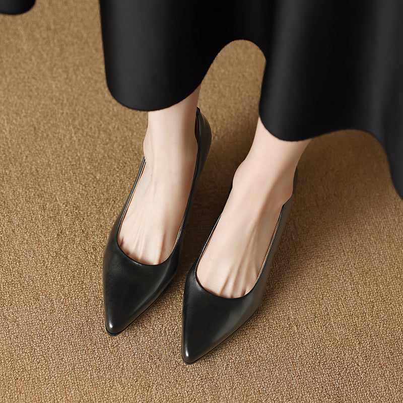 Zella | Pointed-Toe Block Heels