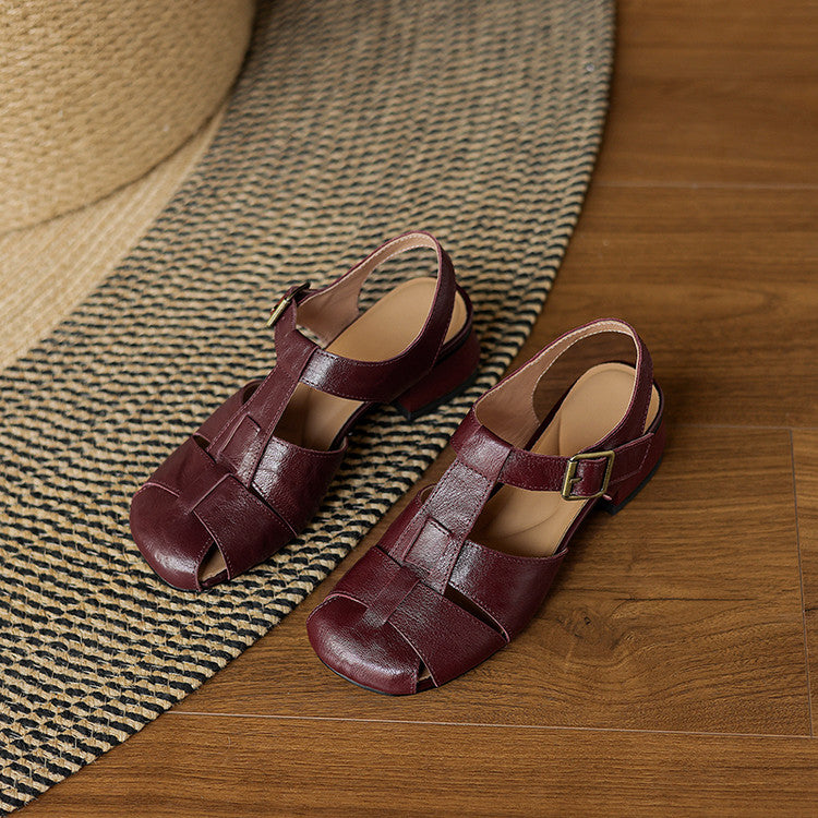 Amaya | Strappy Block-Heel Sandals