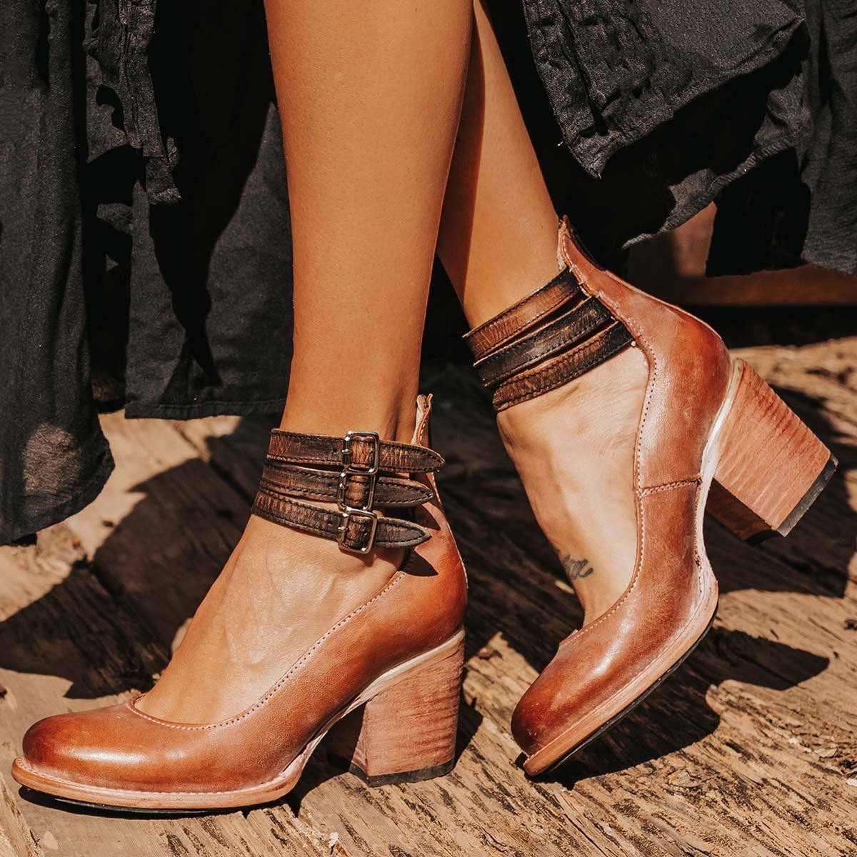 Roberta | Buckle Heeled Shoe