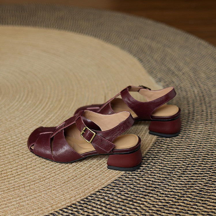 Amaya | Strappy Block-Heel Sandals