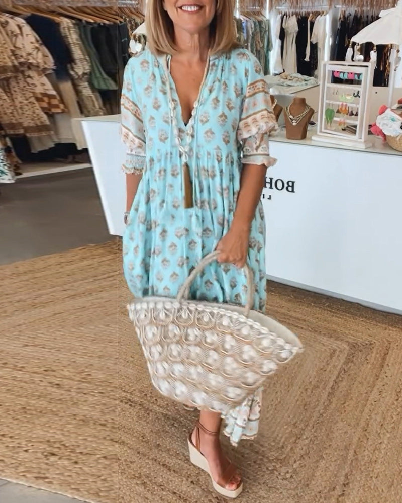 Rosalie | Flowing bohemian dress