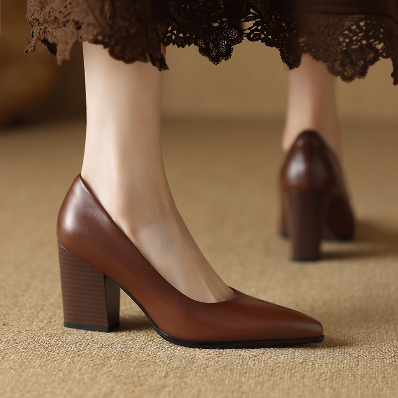 Zella | Pointed-Toe Block Heels