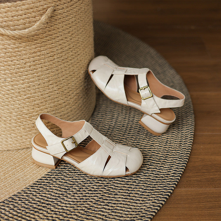 Amaya | Strappy Block-Heel Sandals