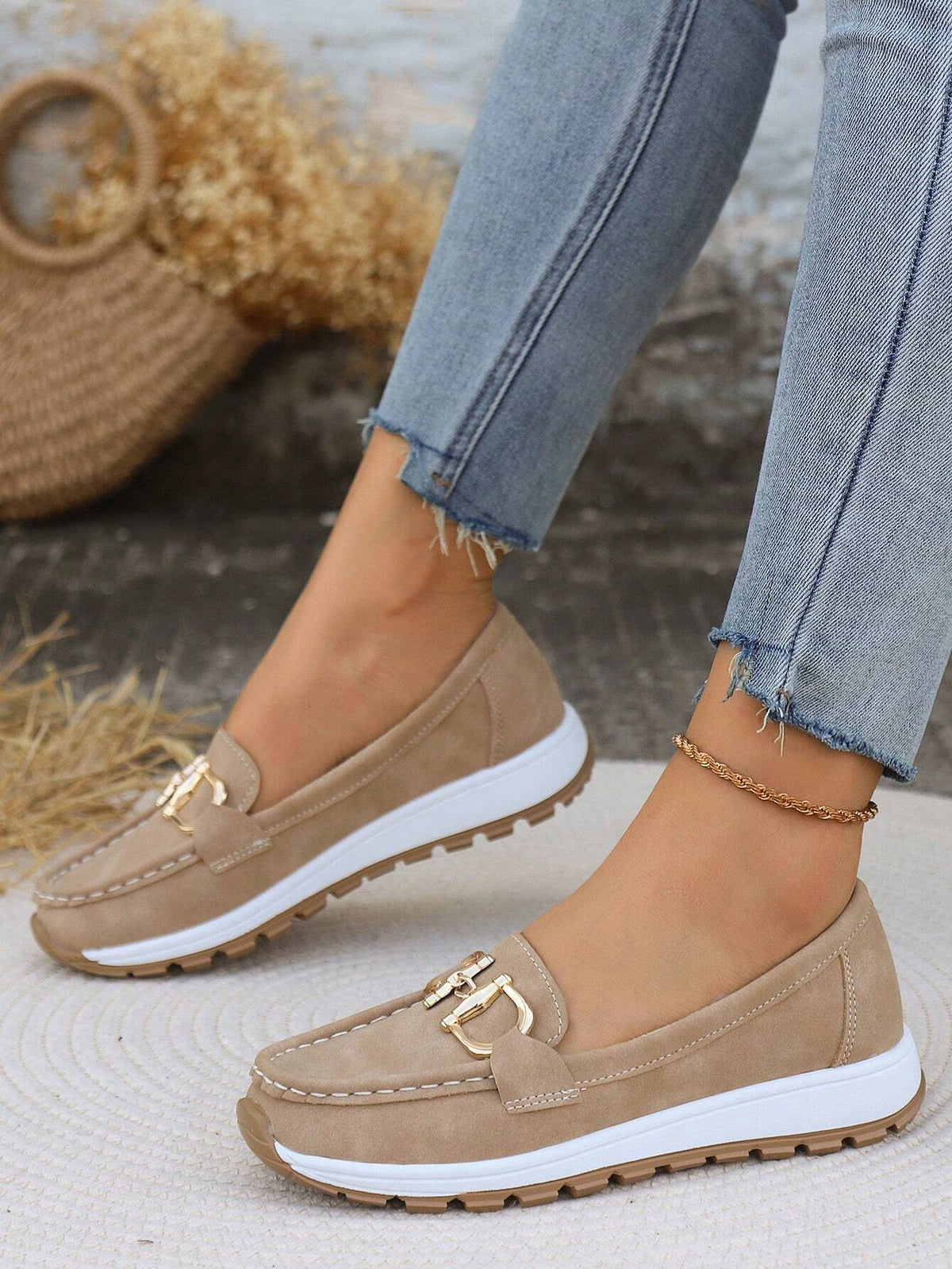 Elly - Orthopedic Chic Buckle Loafers