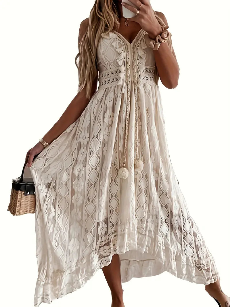 Lucille | Lace boho dress