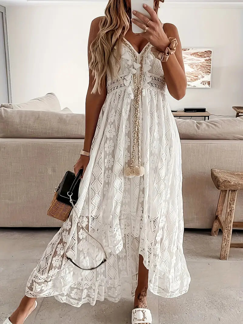 Lucille | Lace boho dress