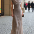Delphina | Women's Draped Cowl-Neck Maxi Dress