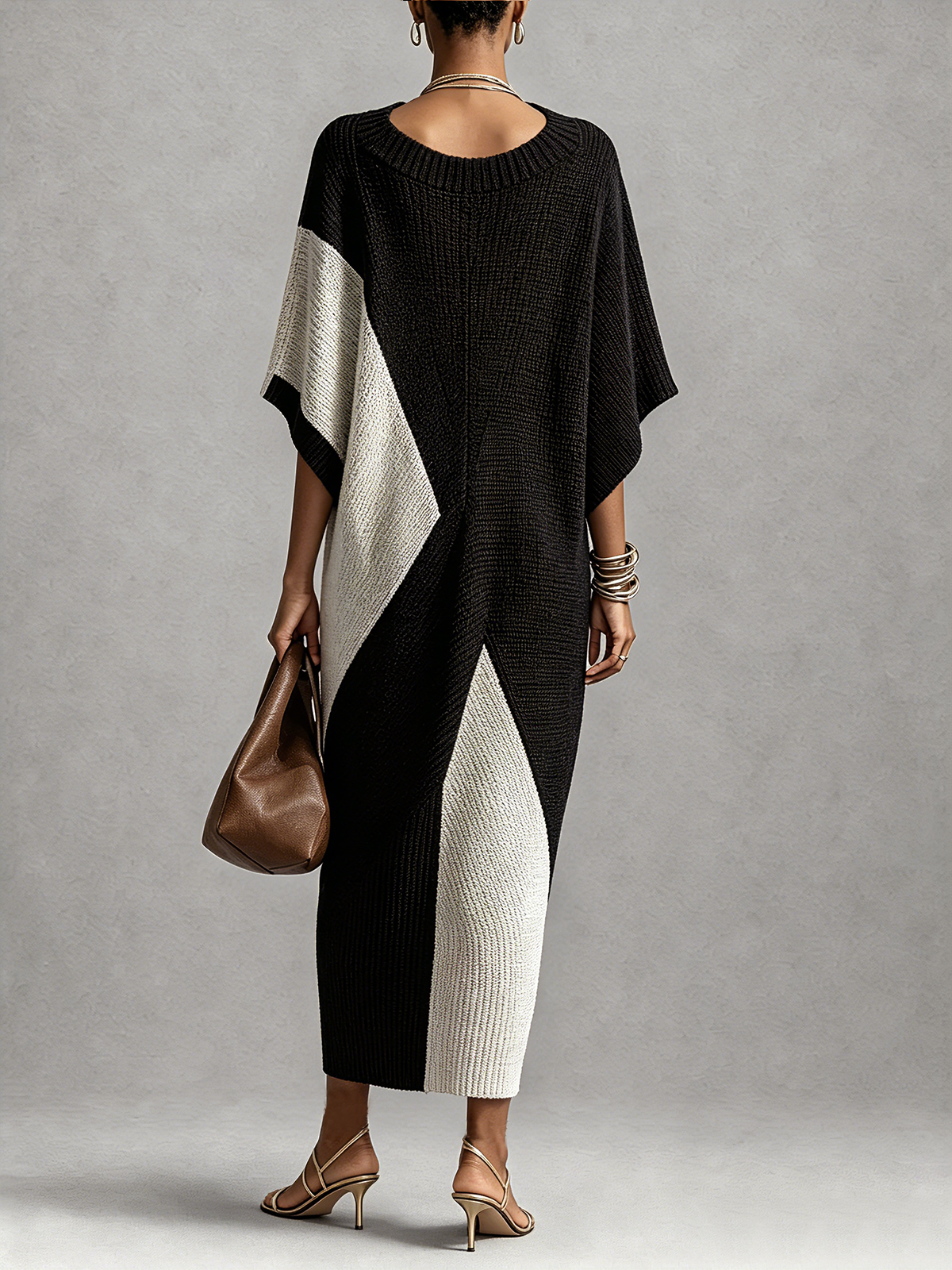 Vera - Ebony Ivory Dress