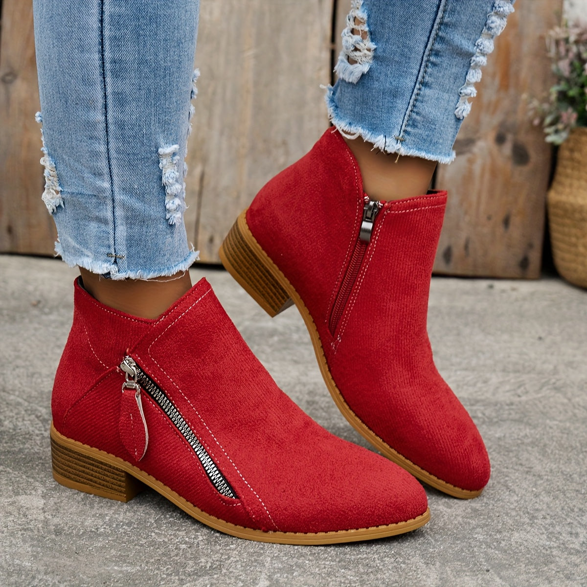 Susannah – Orthopaedic Side-Zip Ankle Boots