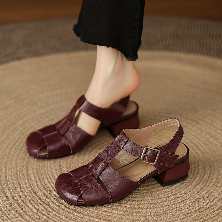 Amaya | Strappy Block-Heel Sandals