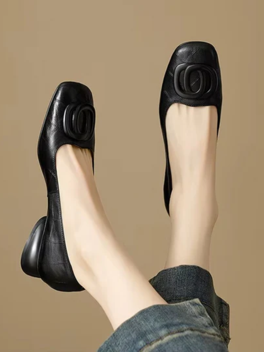 Opium – Refined Square-Toe Flats