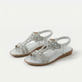 Nell | Women's Orthopaedic Jewelled Floral Slingback Sandals