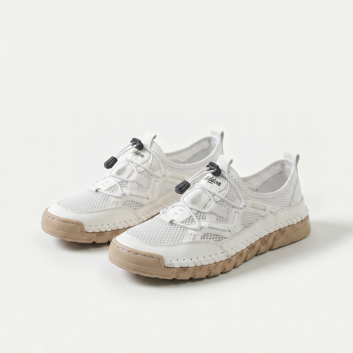 Michelle – White Orthopaedic Breathable Mesh Sneakers