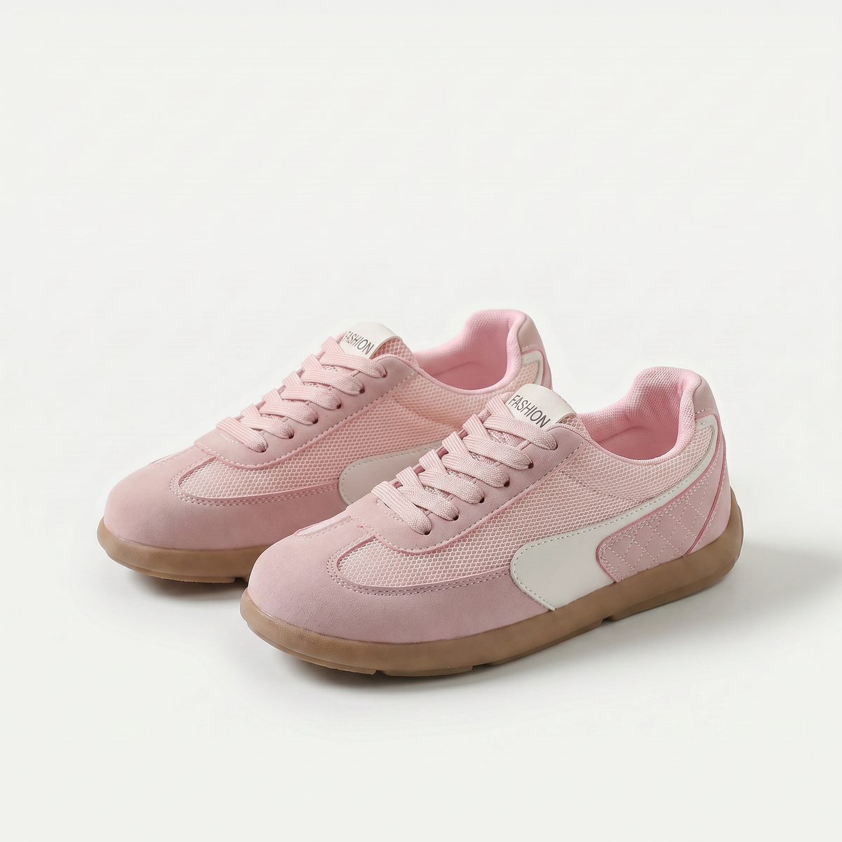 Ilse – Pink Orthopaedic Wide Toe Retro Sneakers