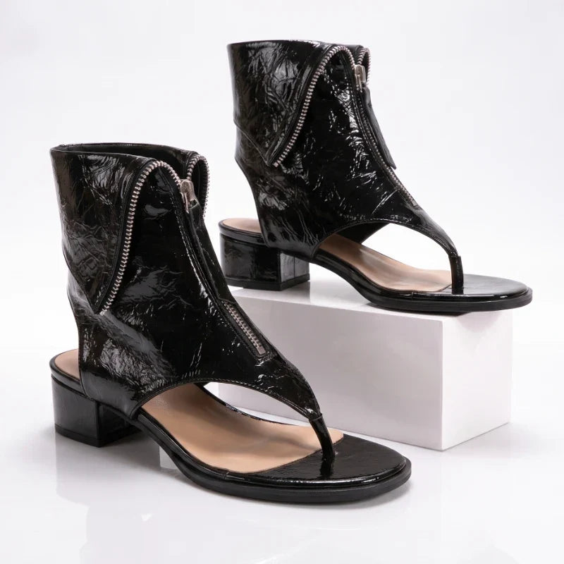 Orlina | Zip Sandals