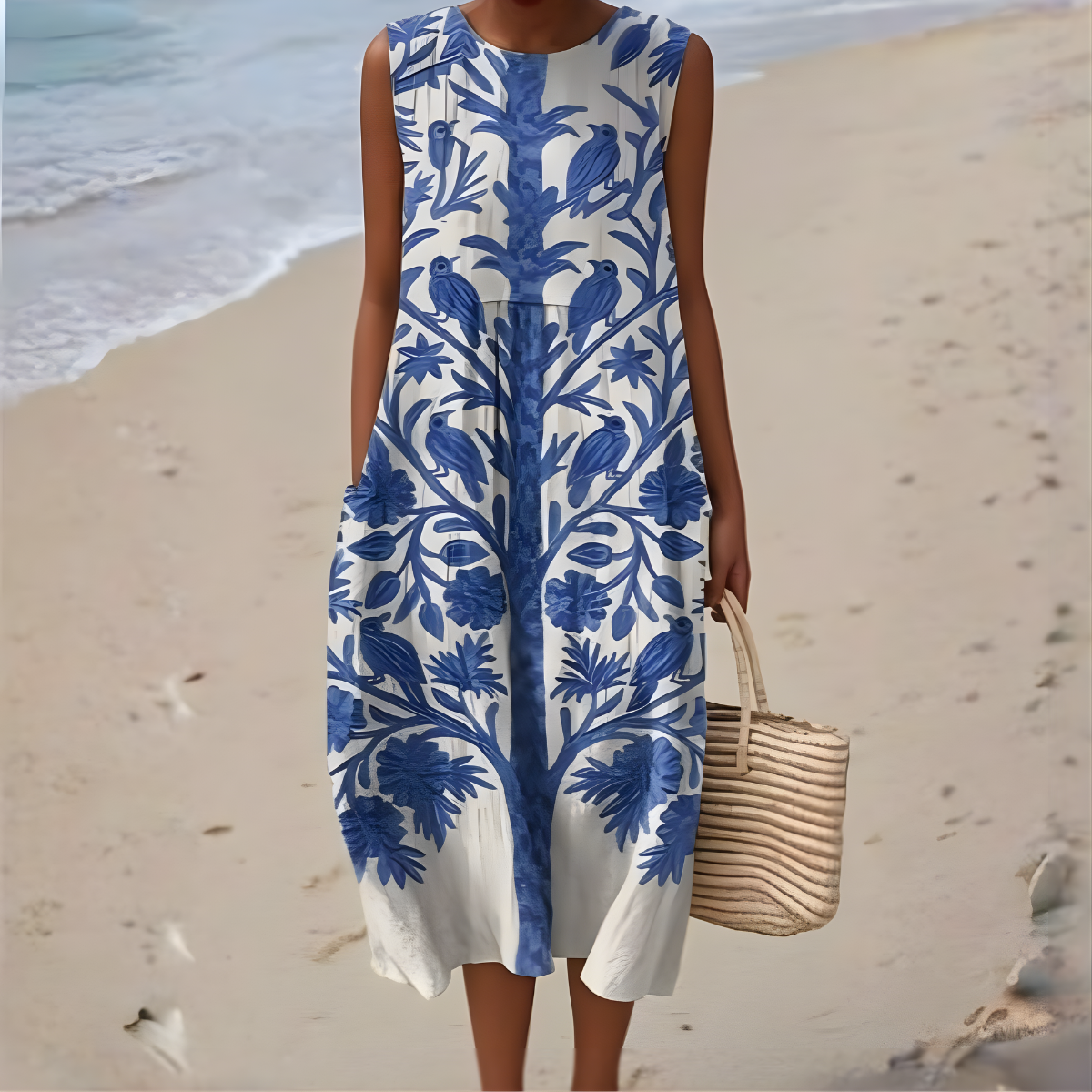 Valery™ | Coastal Sleeveless Summer Dress