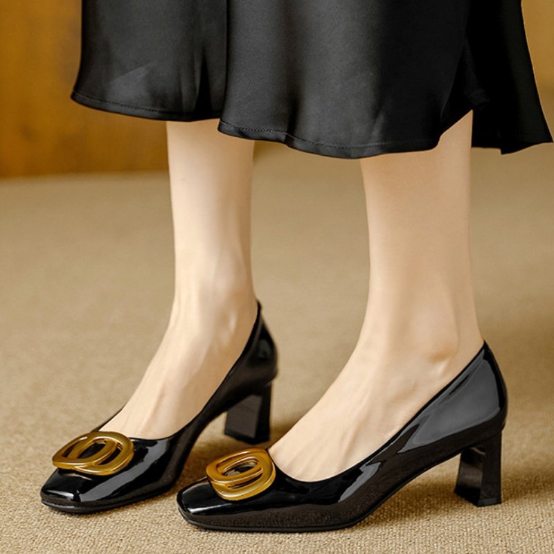 Tyra | Buckle Detail Heels