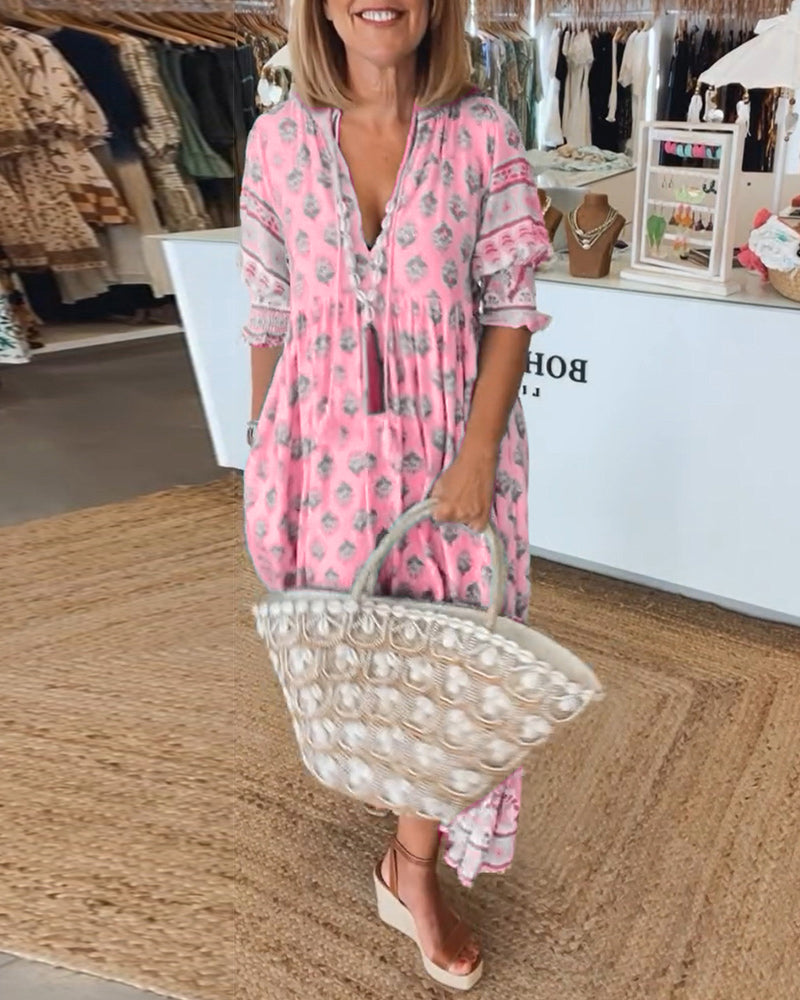 Rosalie | Flowing bohemian dress