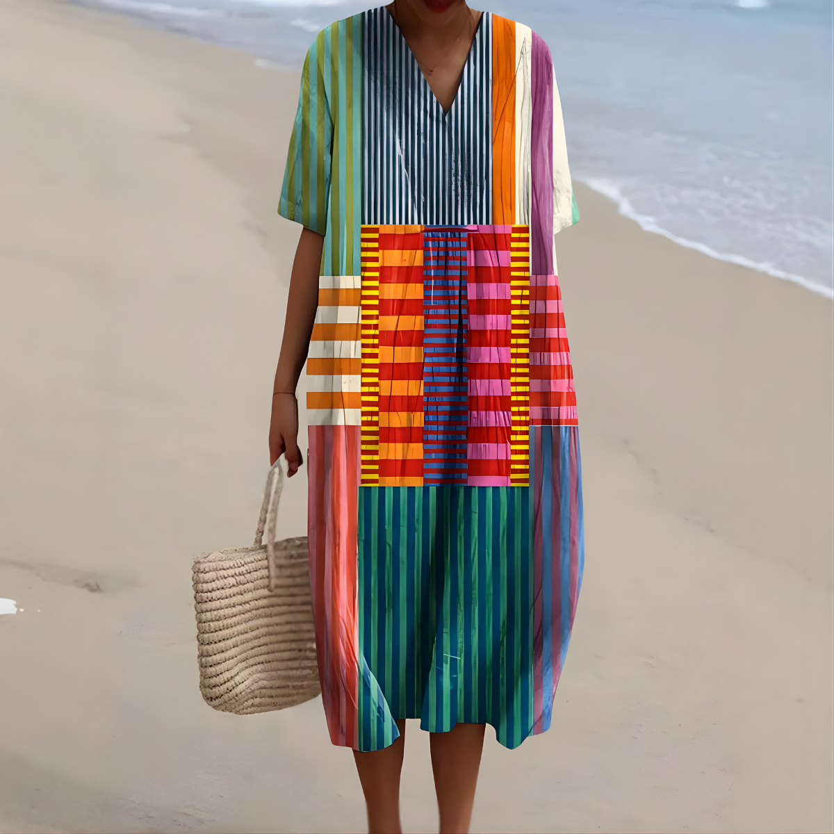 Stormi™ | Multicolour Summer Dress