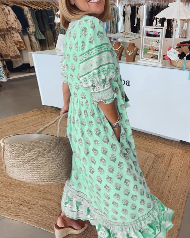 Rosalie | Flowing bohemian dress