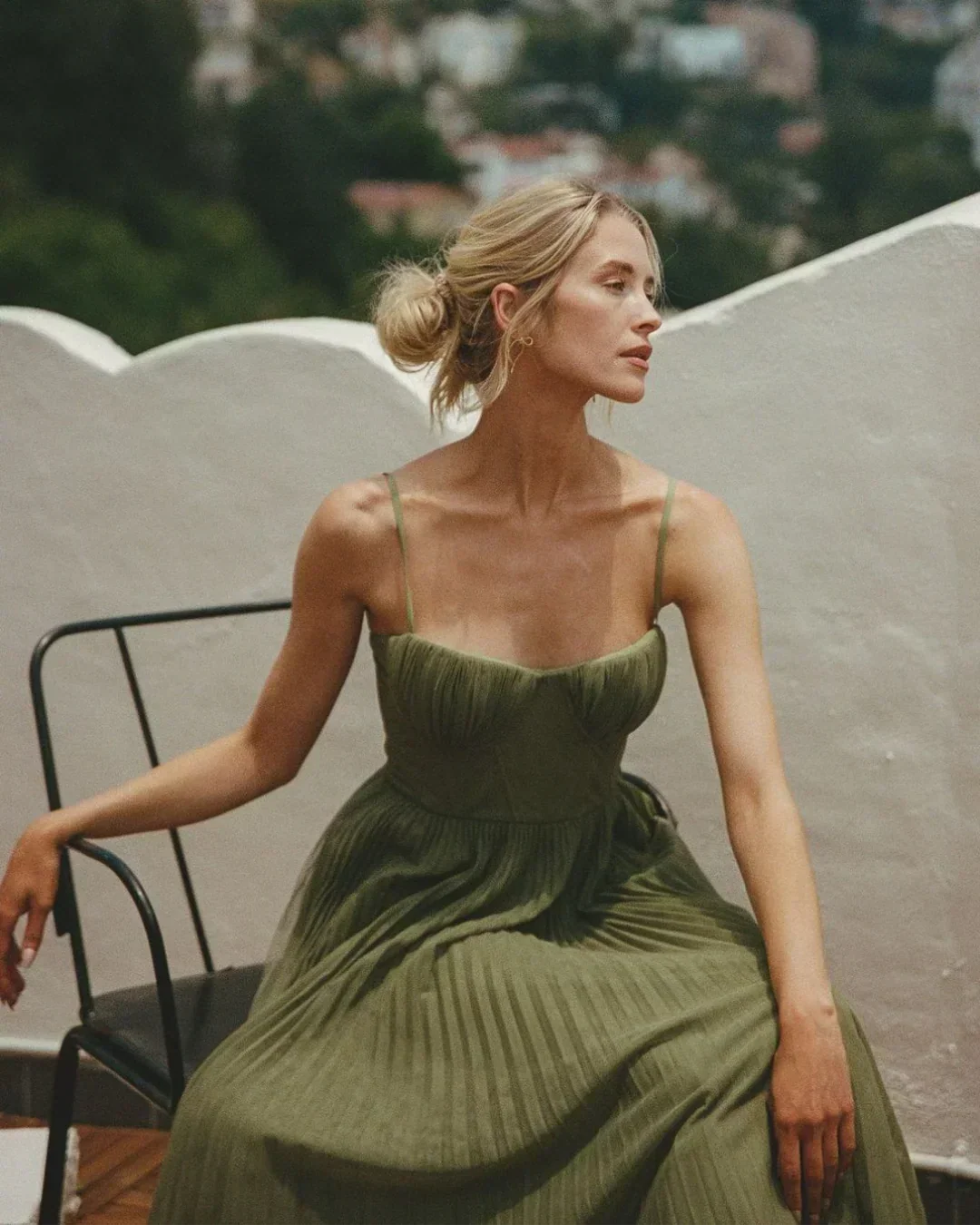 Seraphine | Sculpted Corset Midi Dress