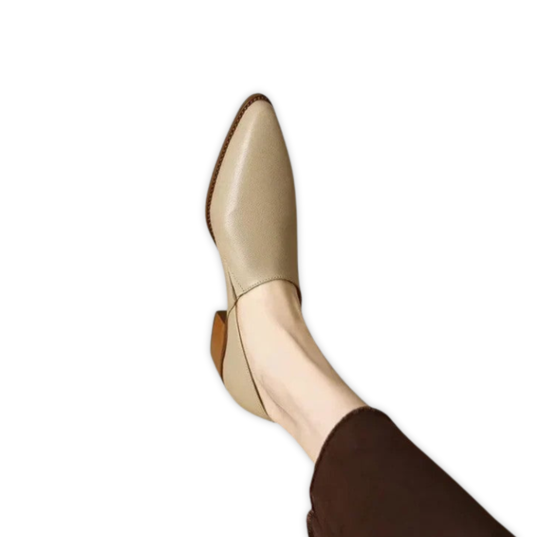 Roslyn women's pointed block-heel comfort pumps