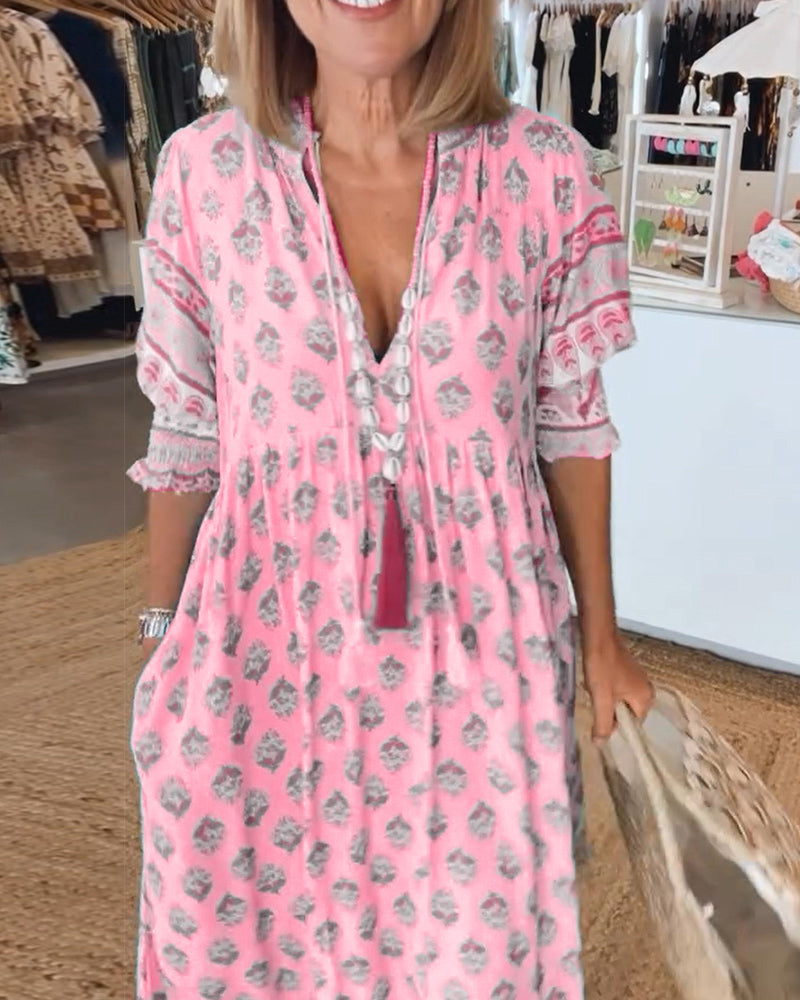 Rosalie | Flowing bohemian dress