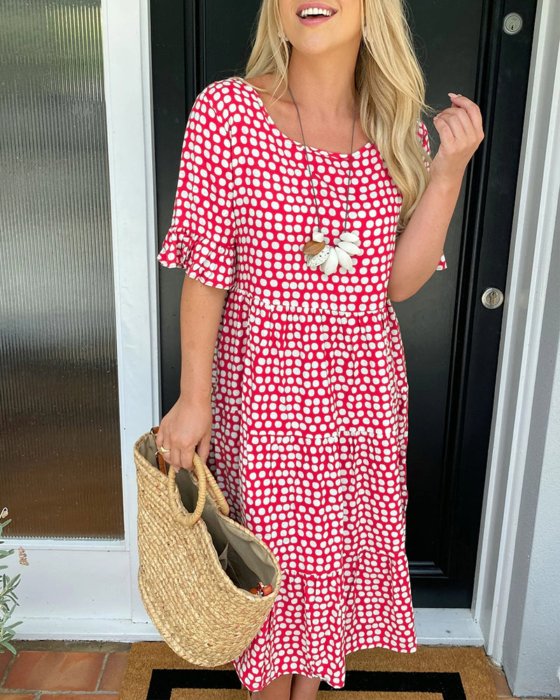 Phoebe | Feminine polka dot summer dress
