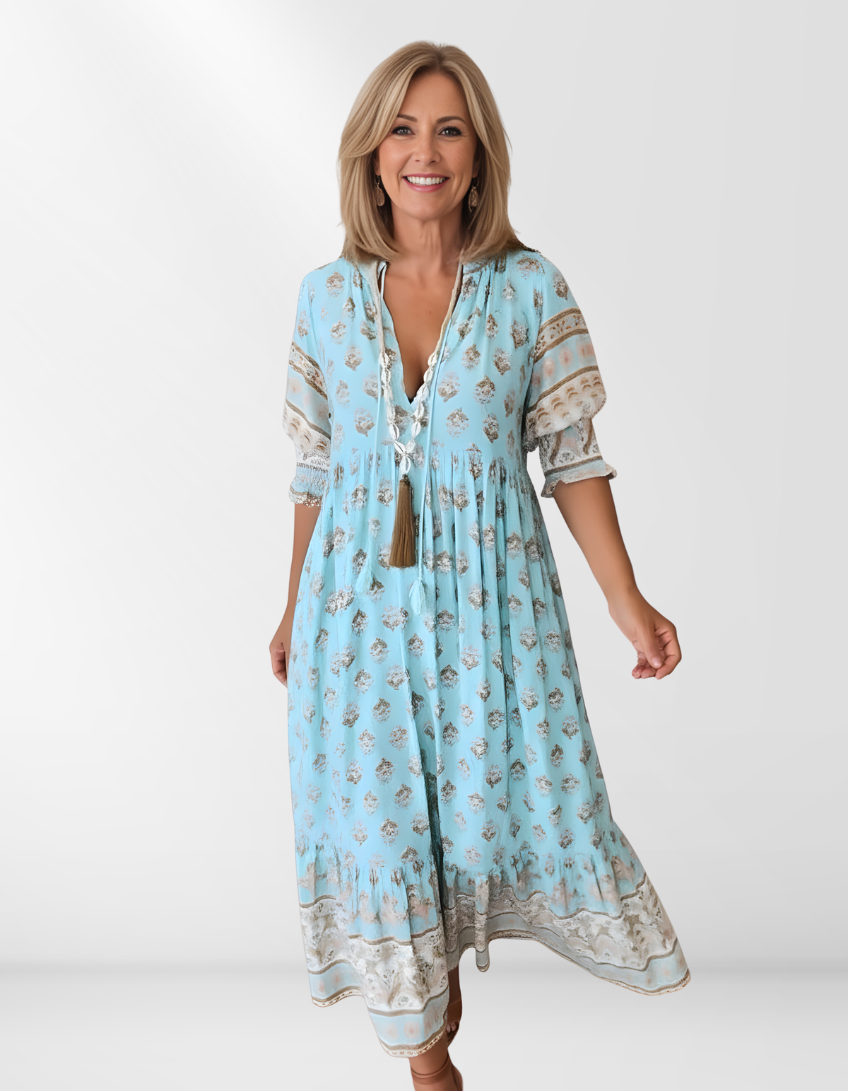 Rosalie | Flowing bohemian dress