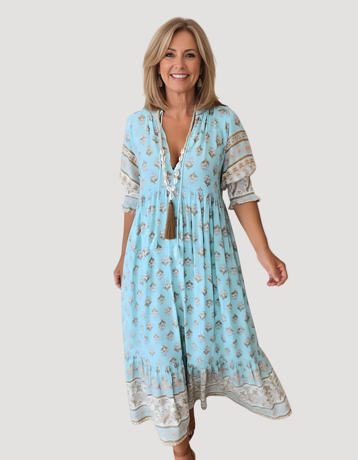Rosalie | Flowing bohemian dress