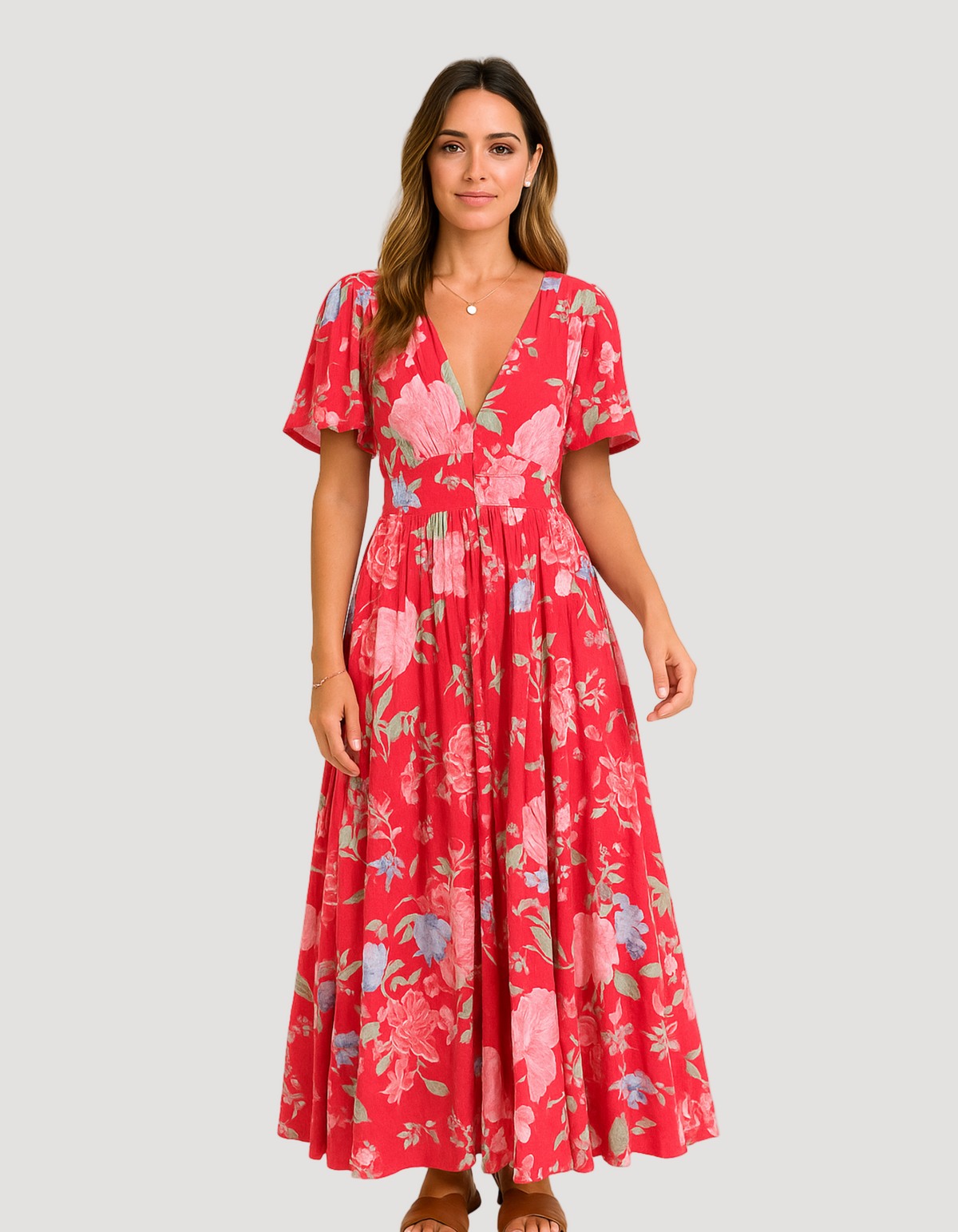 Beatrice | Flower dress with pockets
