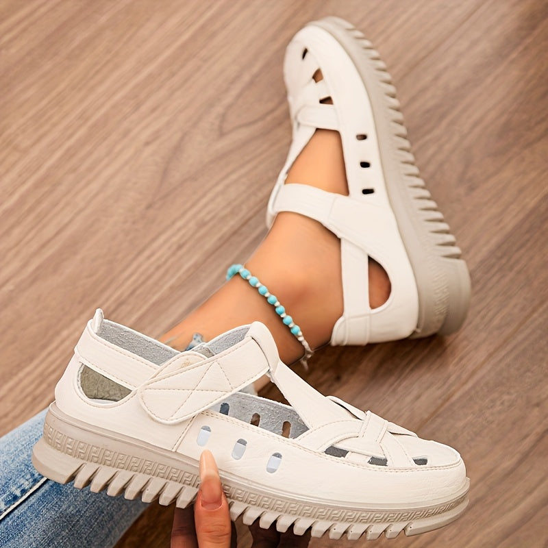 Prue Orthopaedic Closed-Toe T-Strap Comfort Sandals