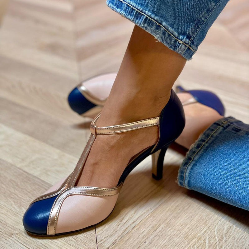 Marcella | T-Strap Comfort Heel