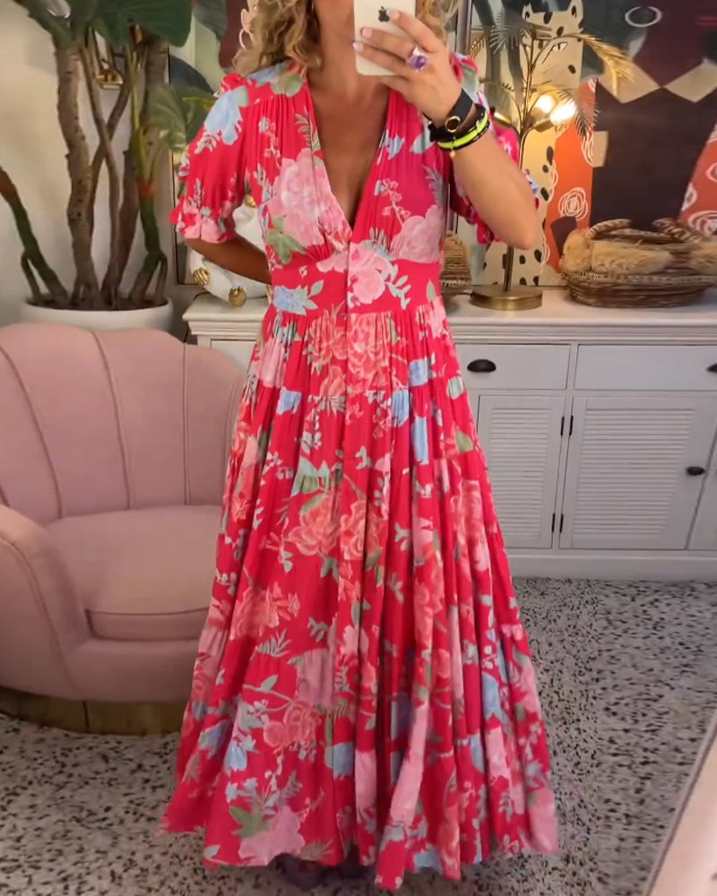 Beatrice | Flower dress with pockets