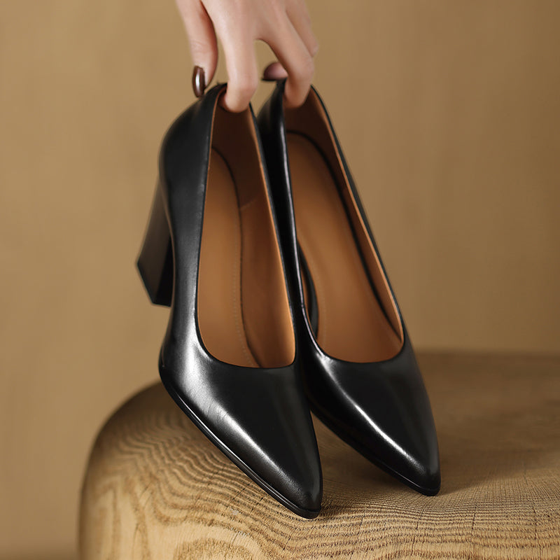 Zella | Pointed-Toe Block Heels